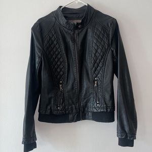 CiSono by Cavalini Black Leather Jacket